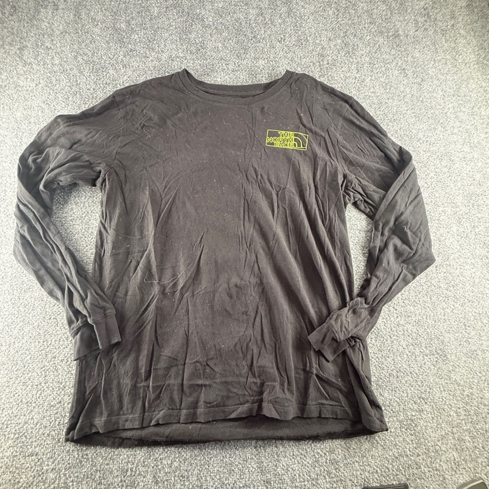 The North Face Mens Black Never Stop Exploring Back Graphic LS T-Shirt Large